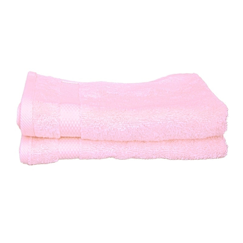 Guest Towels Pink 2 Gästhanddukar 2-Pack (30x50cm) – Rosa 100% Egyptiska bomullshanddukar